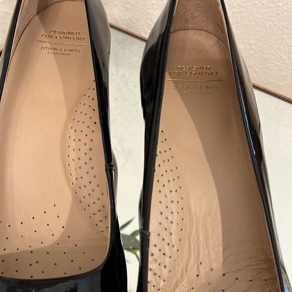 BLACK PATENT PUMPS, Size EU 40 US 9 - Picture 6 of 8